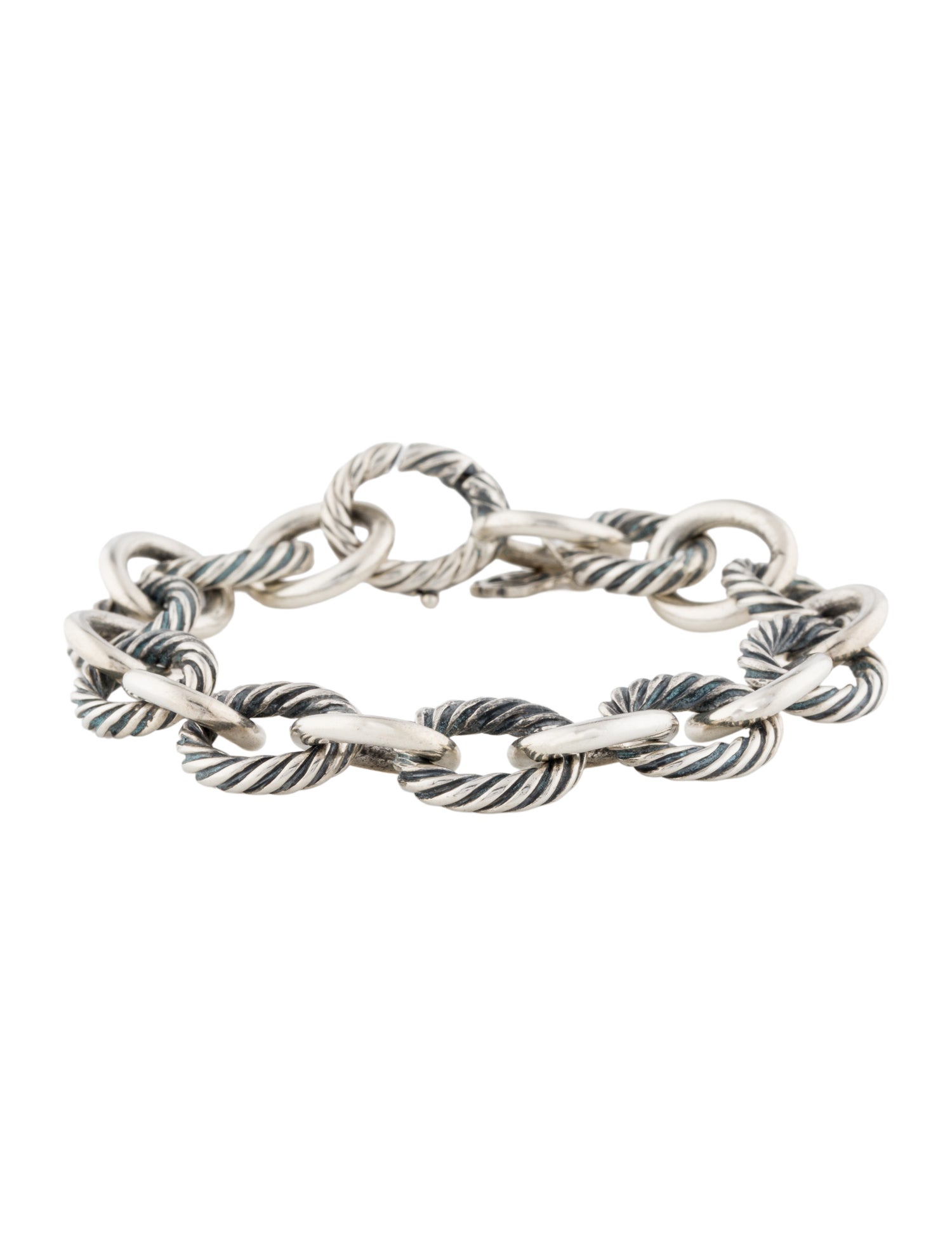 David Yurman Oval Chain Link Bracelet